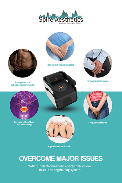 Image of EMS chair to treat Urine leakage Bolton from Spire Aesthetics